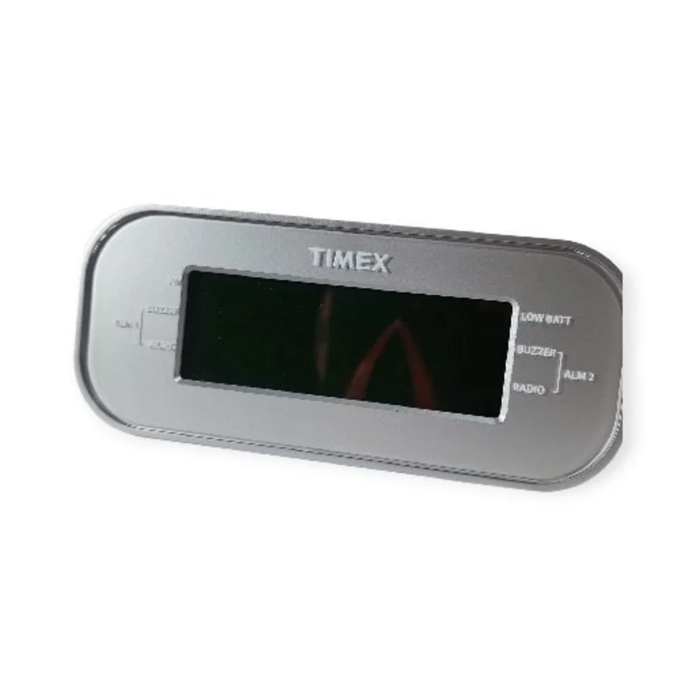 Timex T231Y Snooze/Sleep Display Dimmer‎ Alarm Clock Radio In White